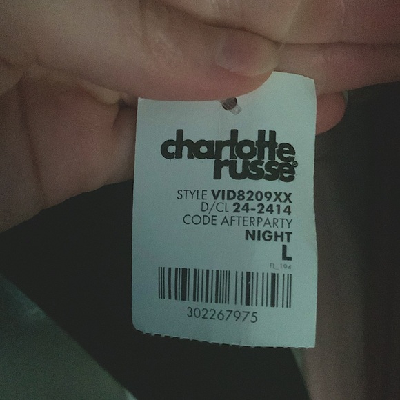 NWT Backless Burgundy Lace Bodycon Dress from Charlotte Russe - Picture 3 of 3